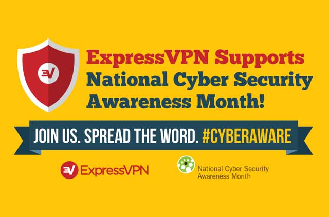 A snippet from the =Cyber Security Month infographic.