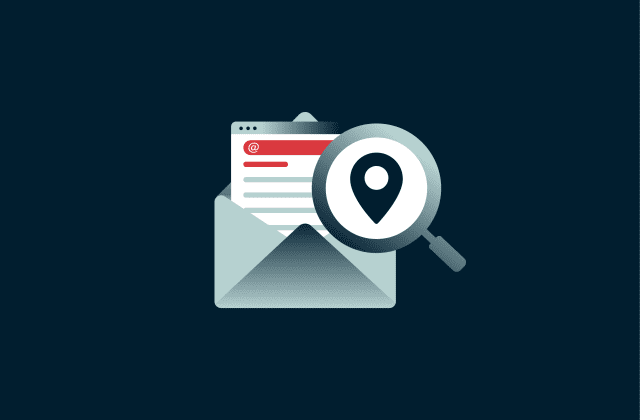 Can you find an IP address from an email?