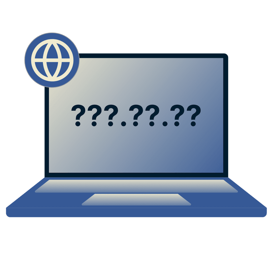 Bir kullanıcının IP adresini değiştirme öncesi ve sonrası sürecini gösteren dizüstü bilgisayar ekranları.