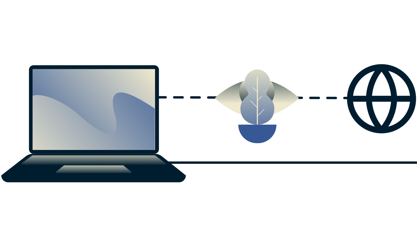 Как обойти ограничение скорости интернет-провайдером с помощью VPN. Схема, где провайдер не может узнать, что пользователь смотрит потоковую трансляцию.