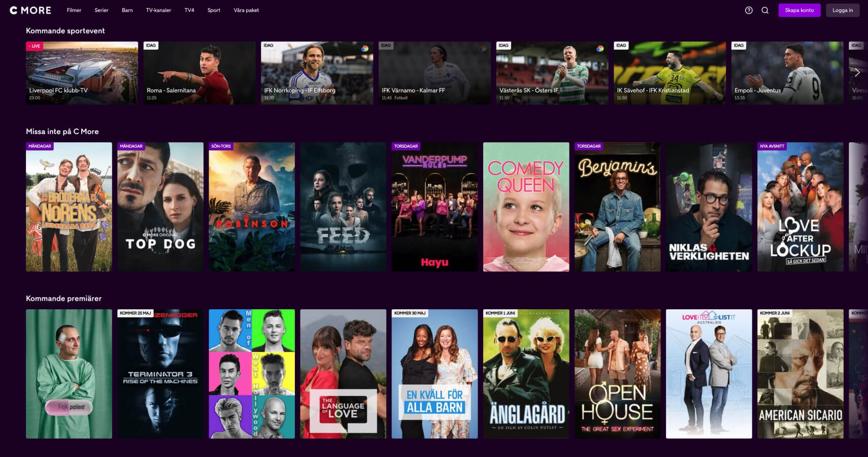 Katso C Moren tarjontaa VPN:n kanssa