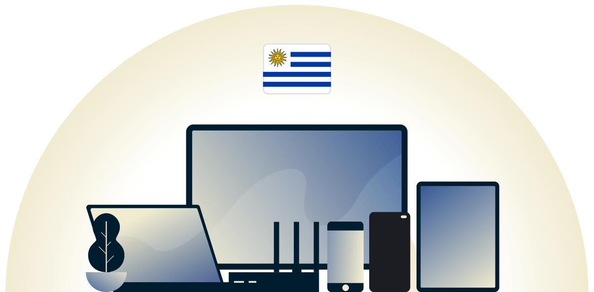 Uruguay VPN skyddar en mängd olika enheter.