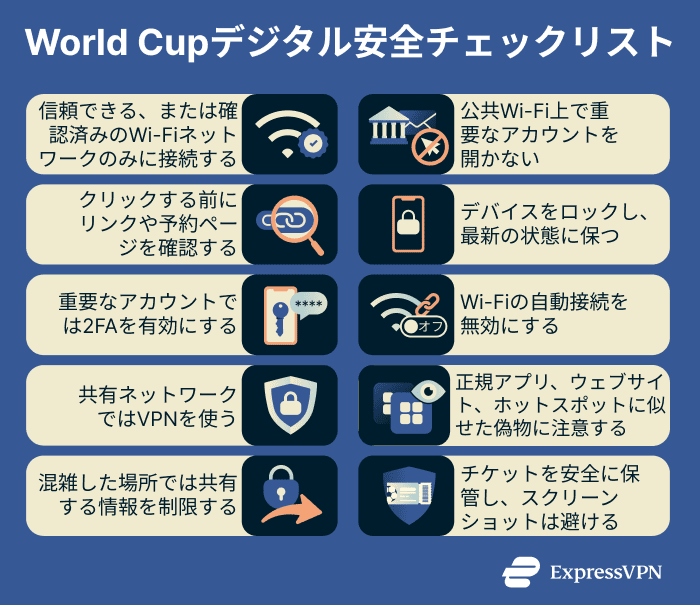 World Cup digital safety checklist