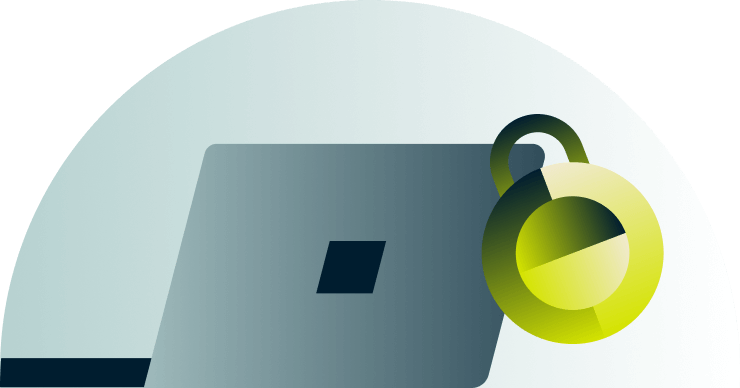 Lukko, joka symboloi turvallisuutta.