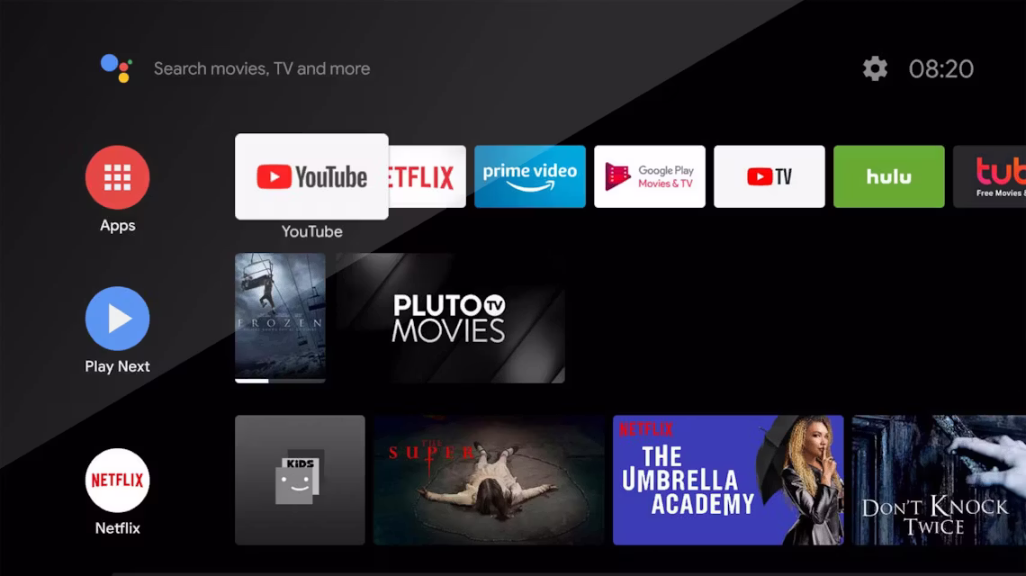 La VPN funciona con Android TV.